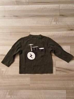 Gymboree Long-Sleeve Drum Graphic Tee Size 3 (K)
